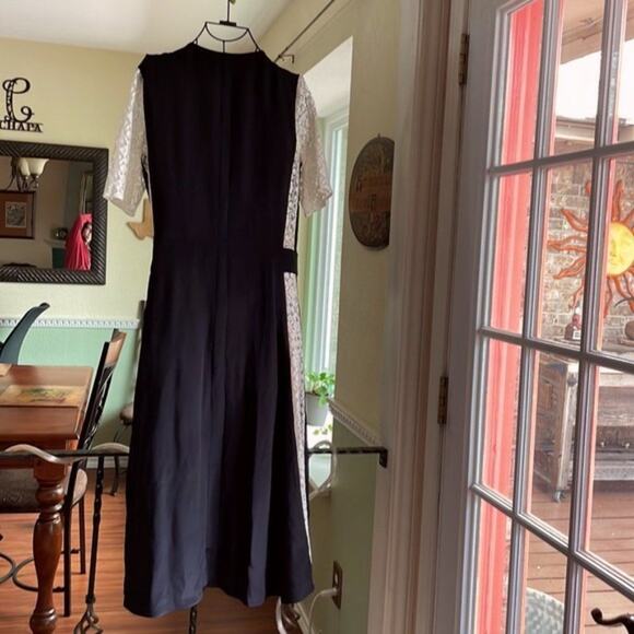 Stella McCartney dress with Lace panels black and white size 10 - Picture 16 of 16